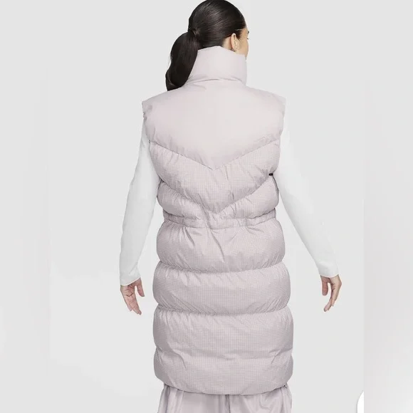 NIKE WOMENS SPORTSWEAR WINDPUFFER TERMA FIT LOOSE LONGER PUFFER VEST Medium - Picture 2 of 12
